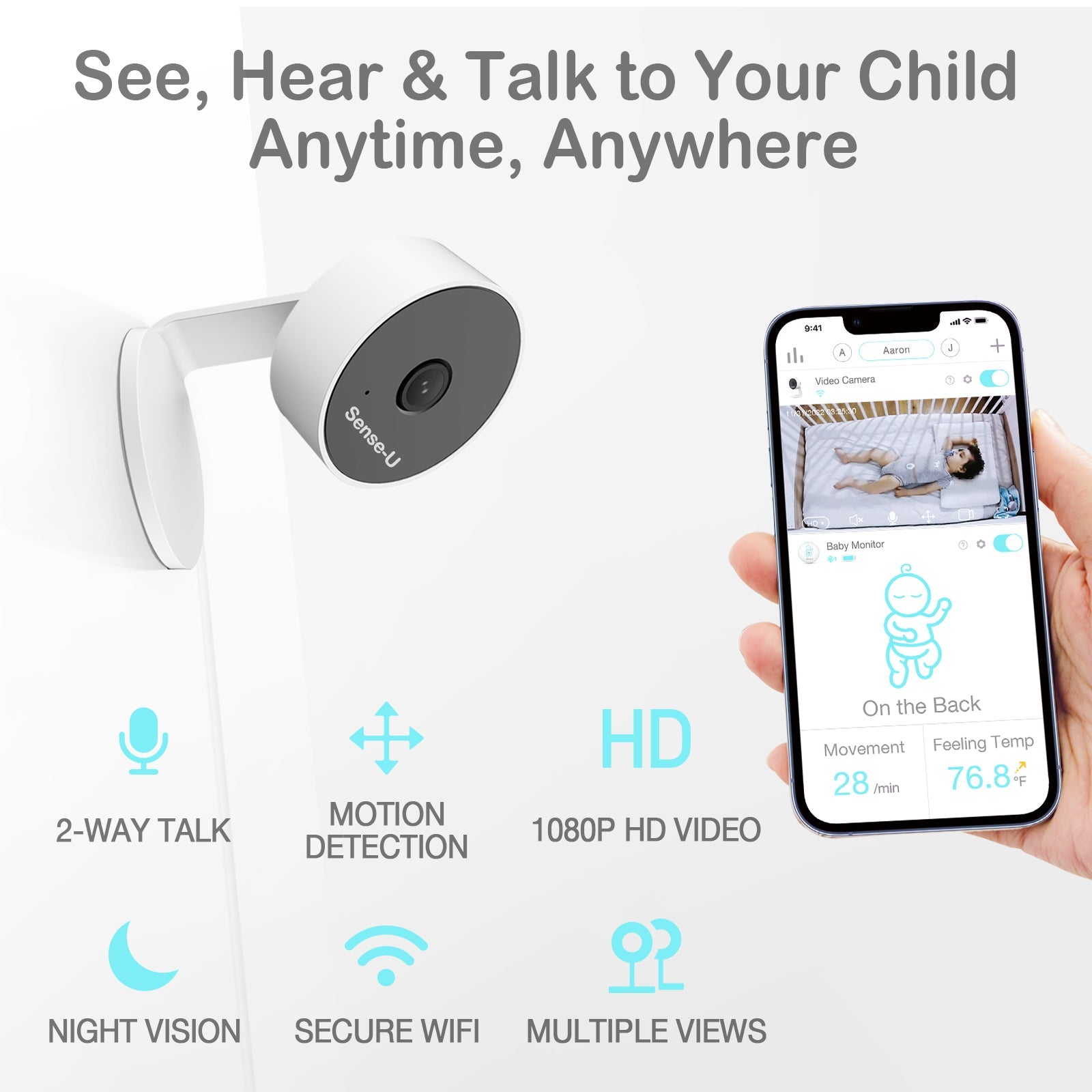 AI Indoor Cam use for baby and pets