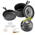 Camping Cooking Set Outdoor Aluminum Lightweight Equipment Camping