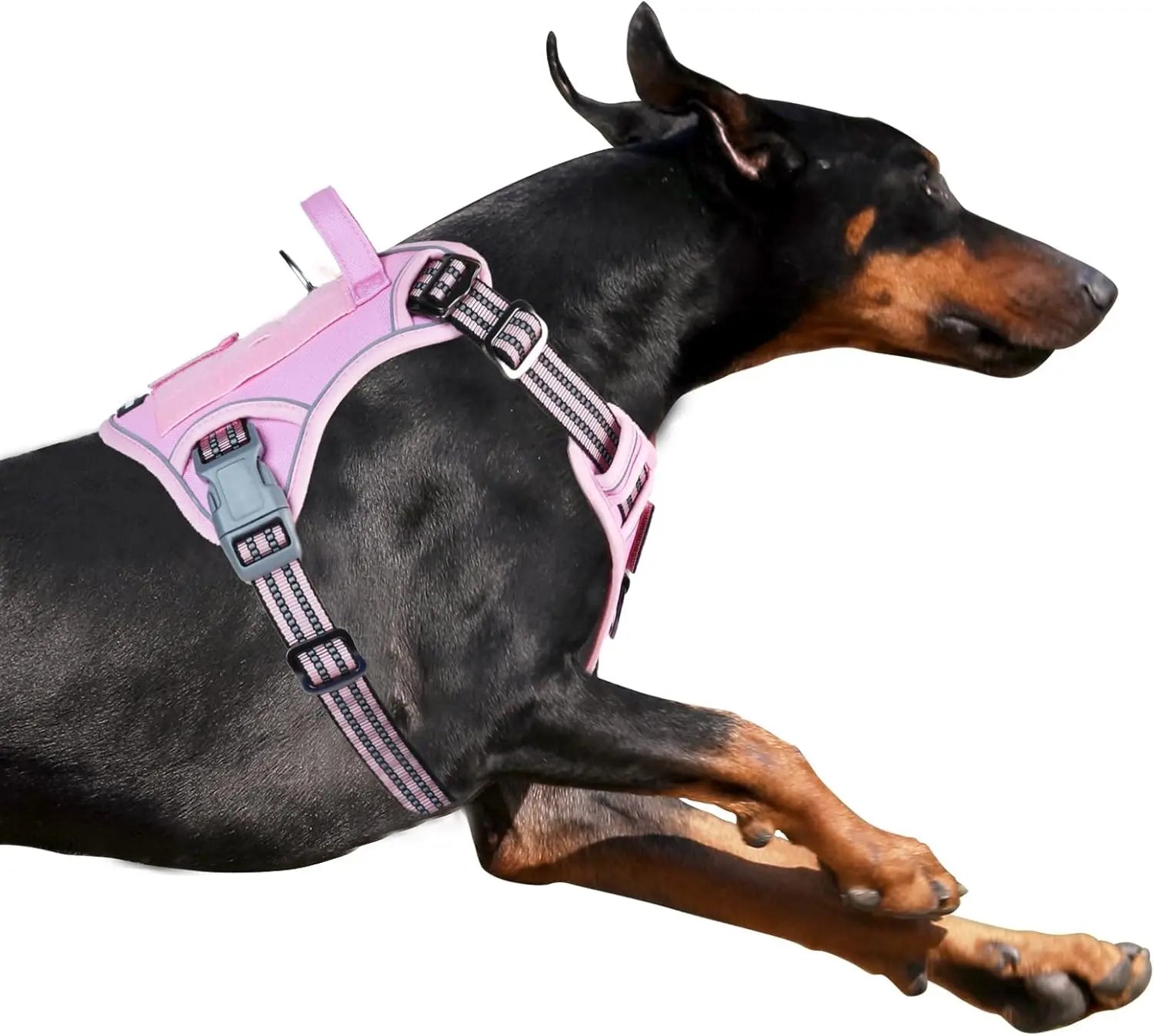 Tactical No-Pull Dog Harness with Handle, Reflective Adjustable Training Vest