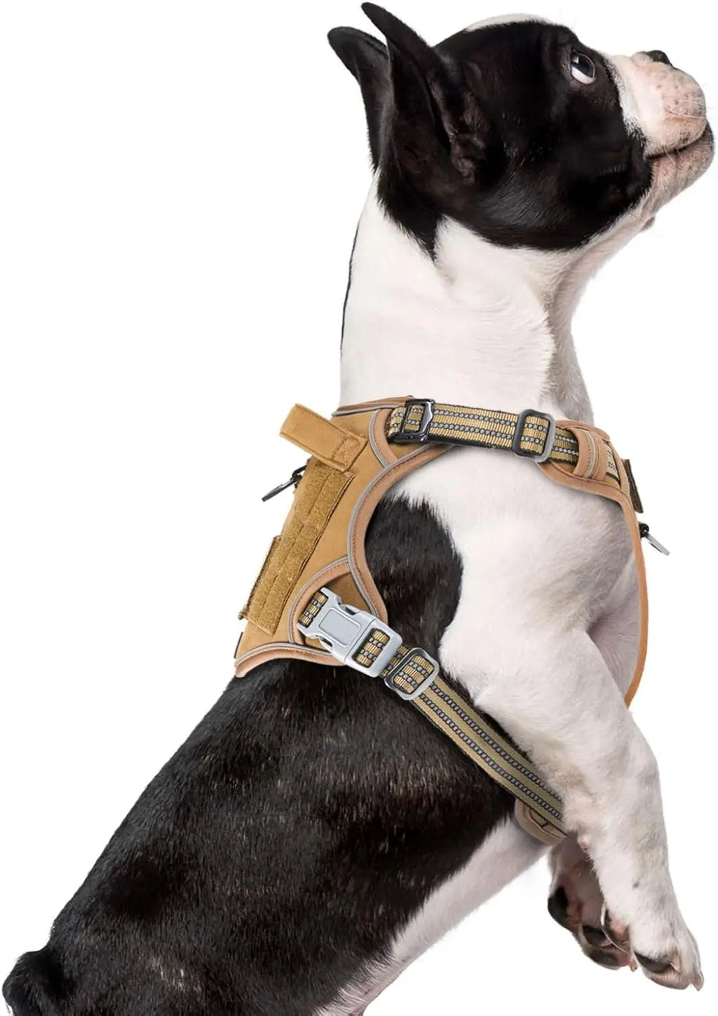 Tactical No-Pull Dog Harness with Handle, Reflective Adjustable Training Vest