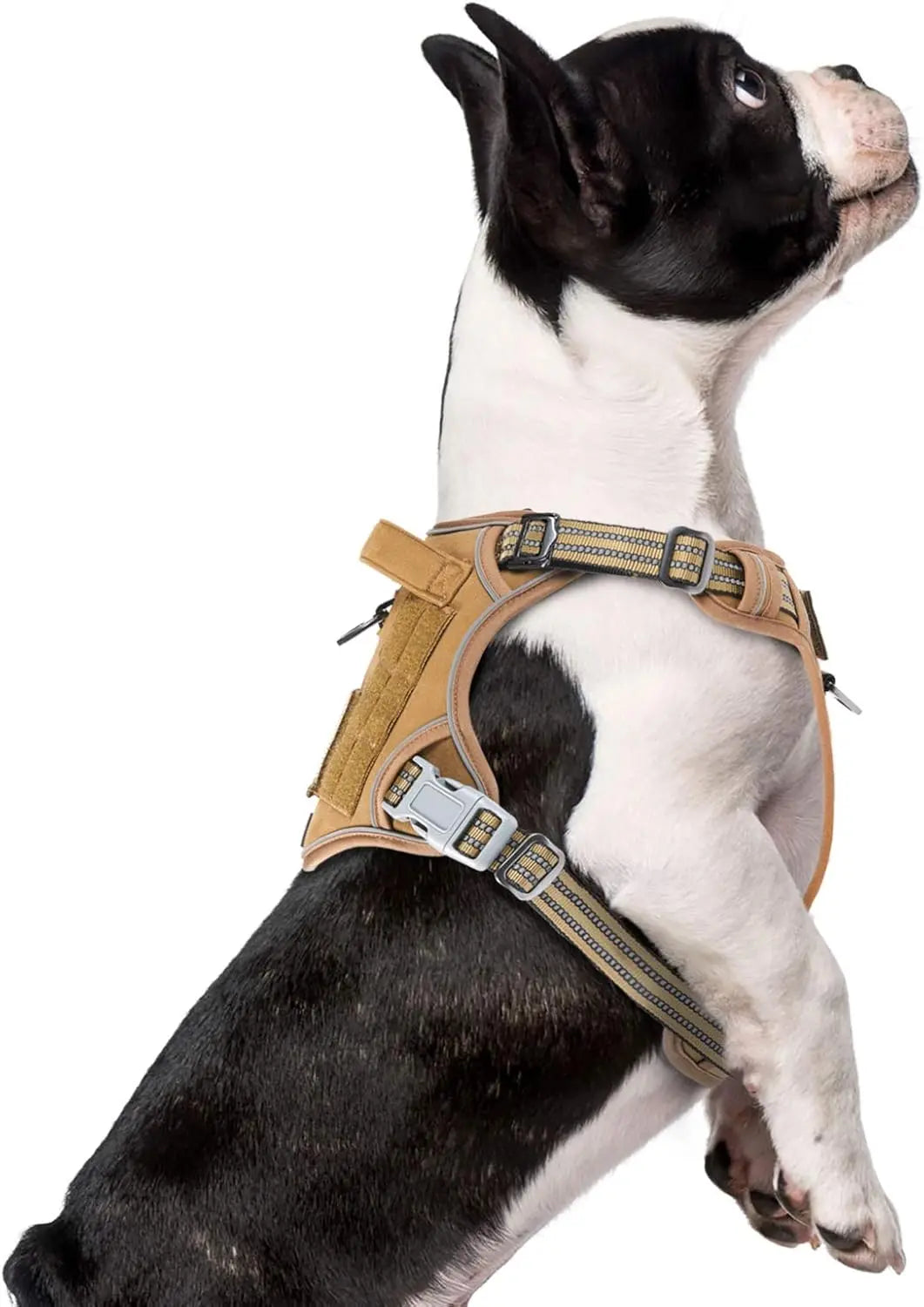 Tactical No-Pull Dog Harness with Handle, Reflective Adjustable Training Vest