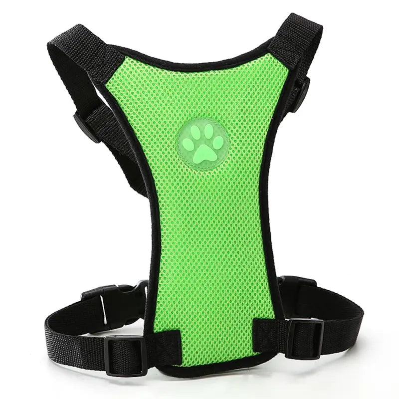 Dog  Breathable mesh chest straps for car safety