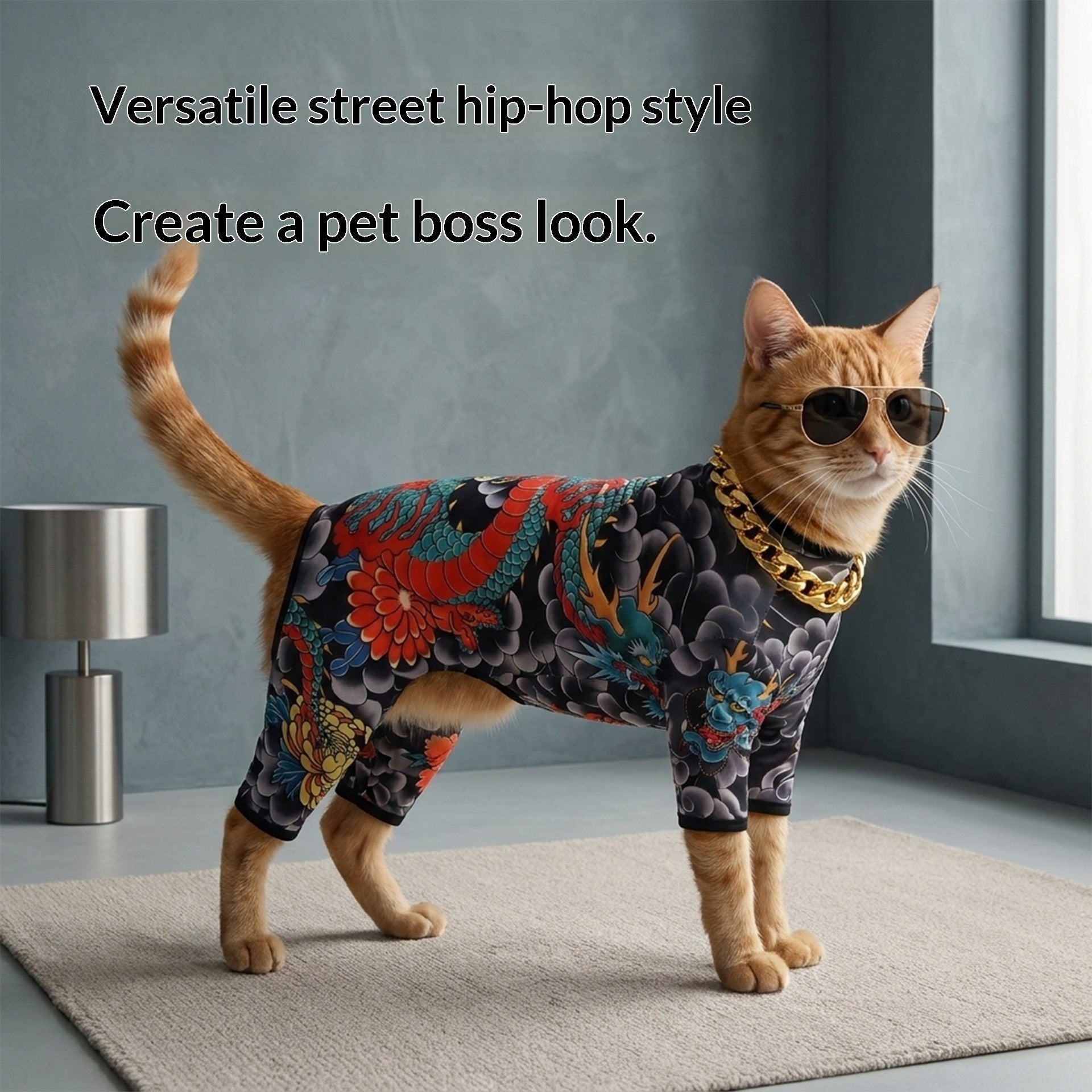 Pet Tattoo Four-Legged Apparel Dog Clothing