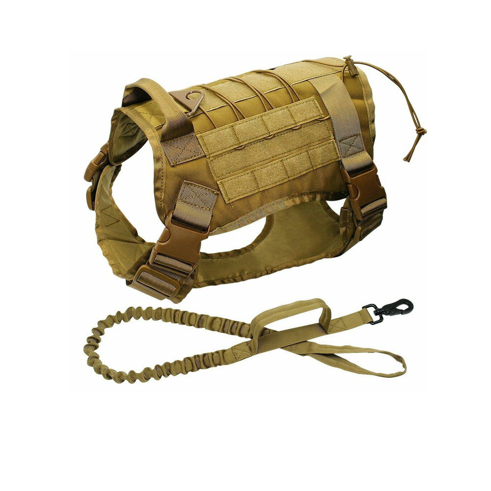 Tactical Dog Vest for Large Breeds - Adjustable and Durable Harness