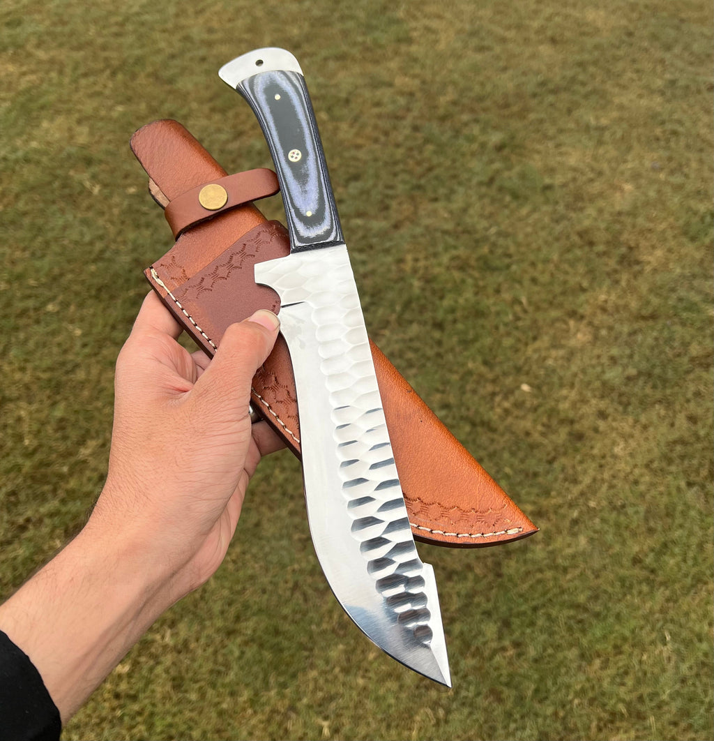 Fixed Blade Hand Forged D2 Steel Camping knife