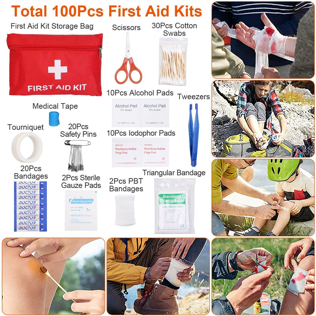 125Pcs Survival Kit for Outdoor Adventures