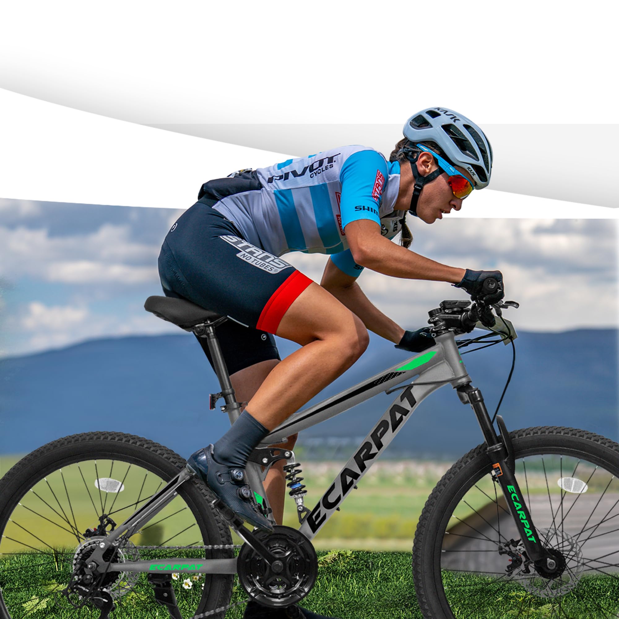 24" TrailX Adult Mountain Bike | 21-Speed Full Suspension (Gray)