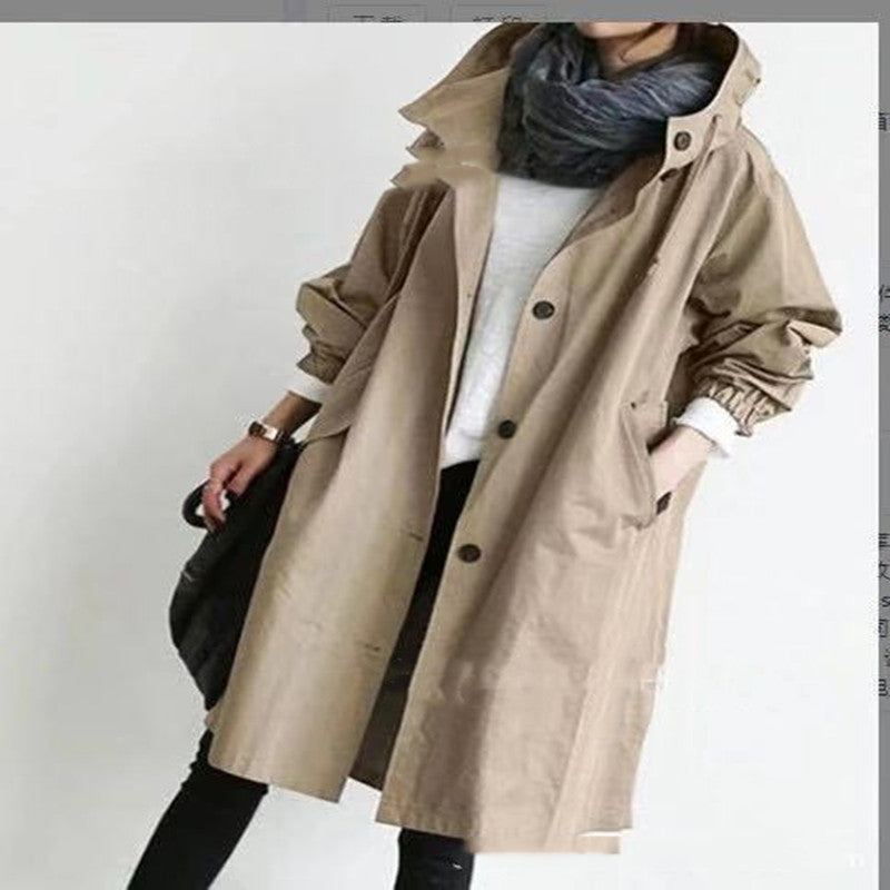 Women Windbreaker Jacket Hooded Quick Dry Waterproof