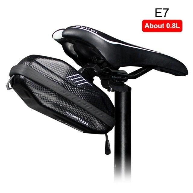Bicycle Bag Rainproof  1.2L Large Capacity Cycling Seat Rear Bag For Accessories