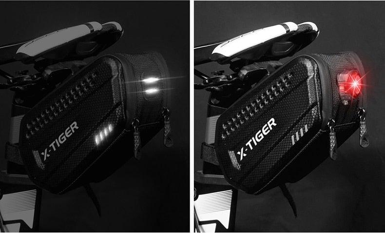 Bicycle Bag Rainproof  1.2L Large Capacity Cycling Seat Rear Bag For Accessories