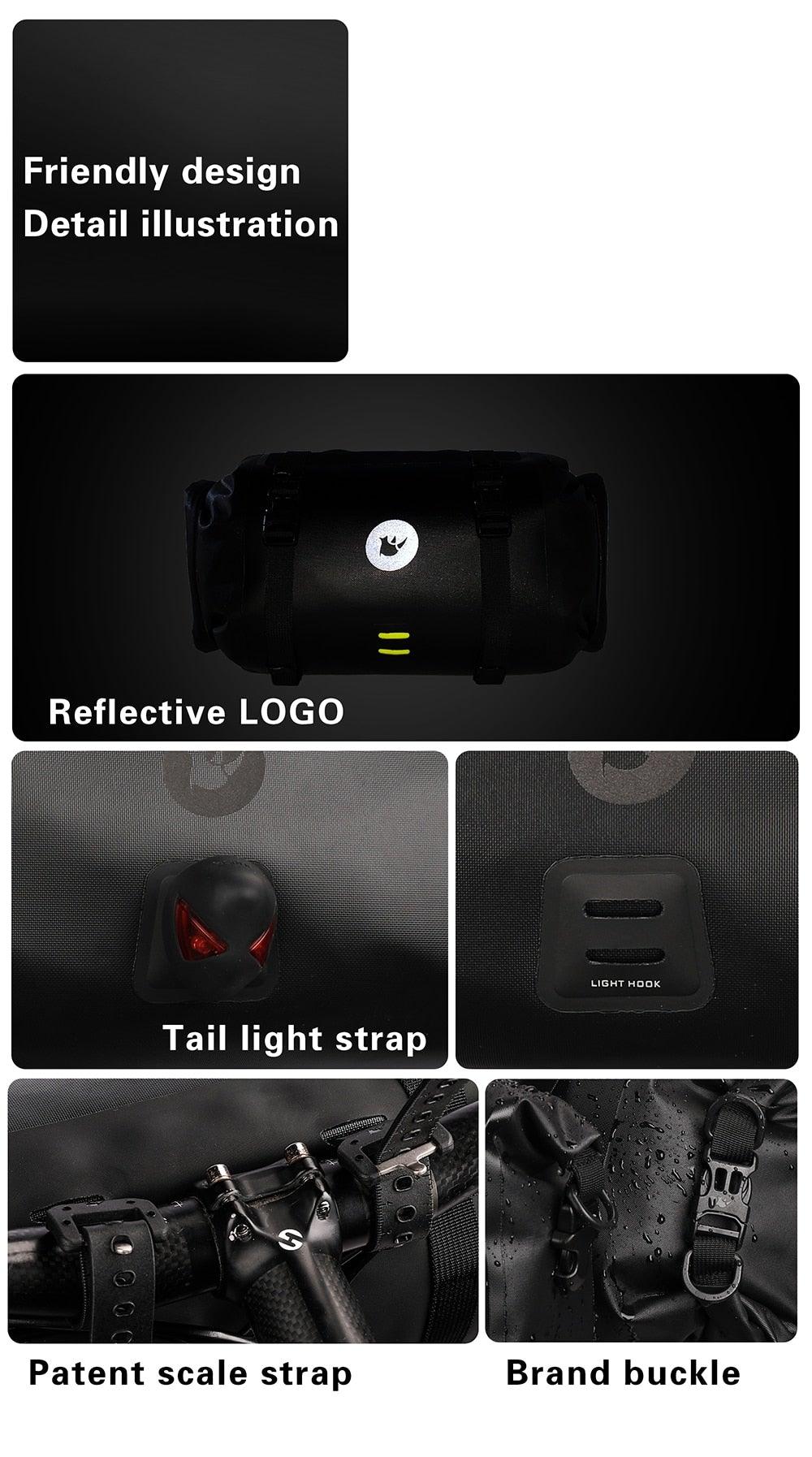 Bicycle Bag Waterproof Handlebar mount