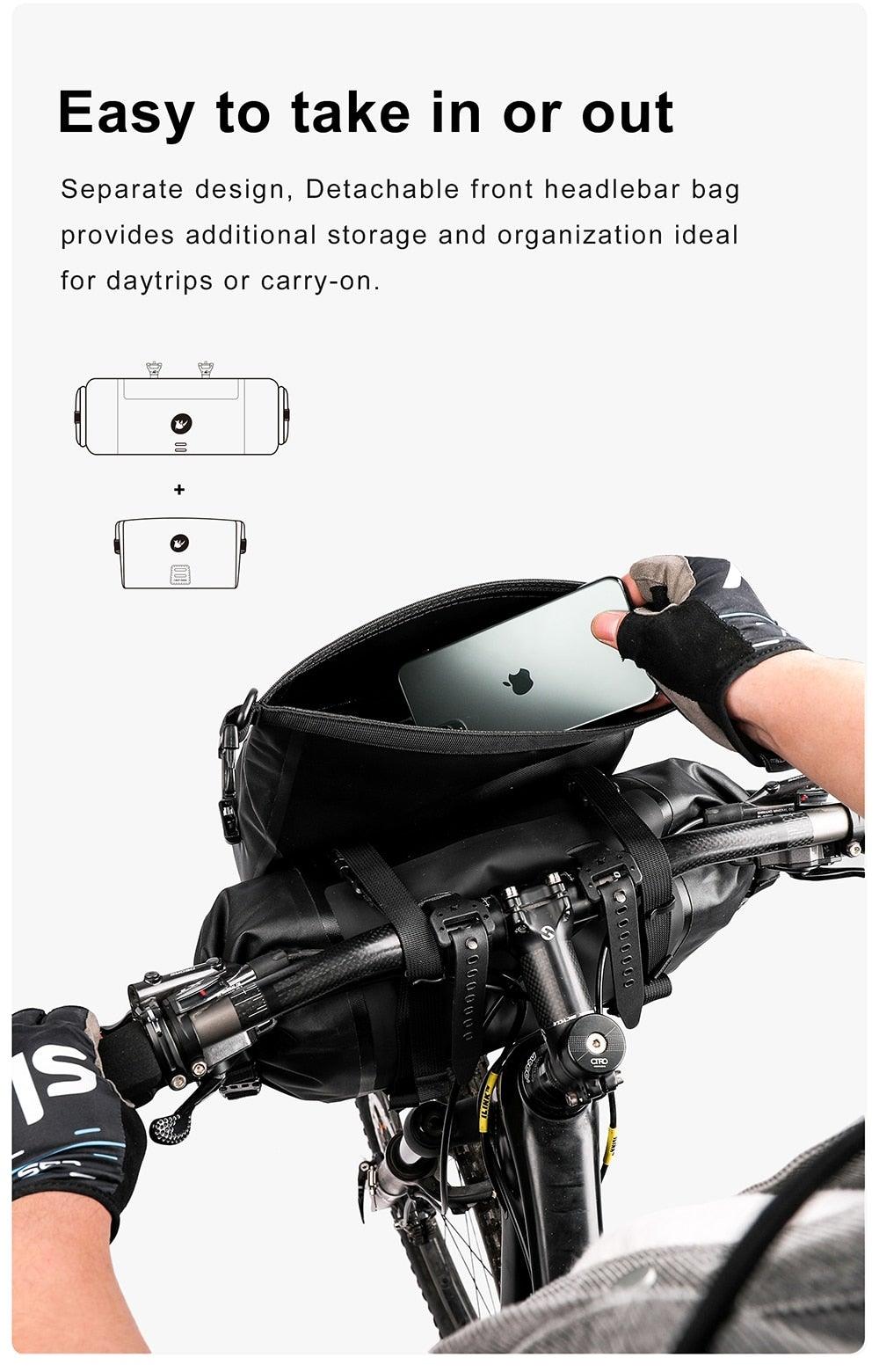 Bicycle Bag Waterproof Handlebar mount