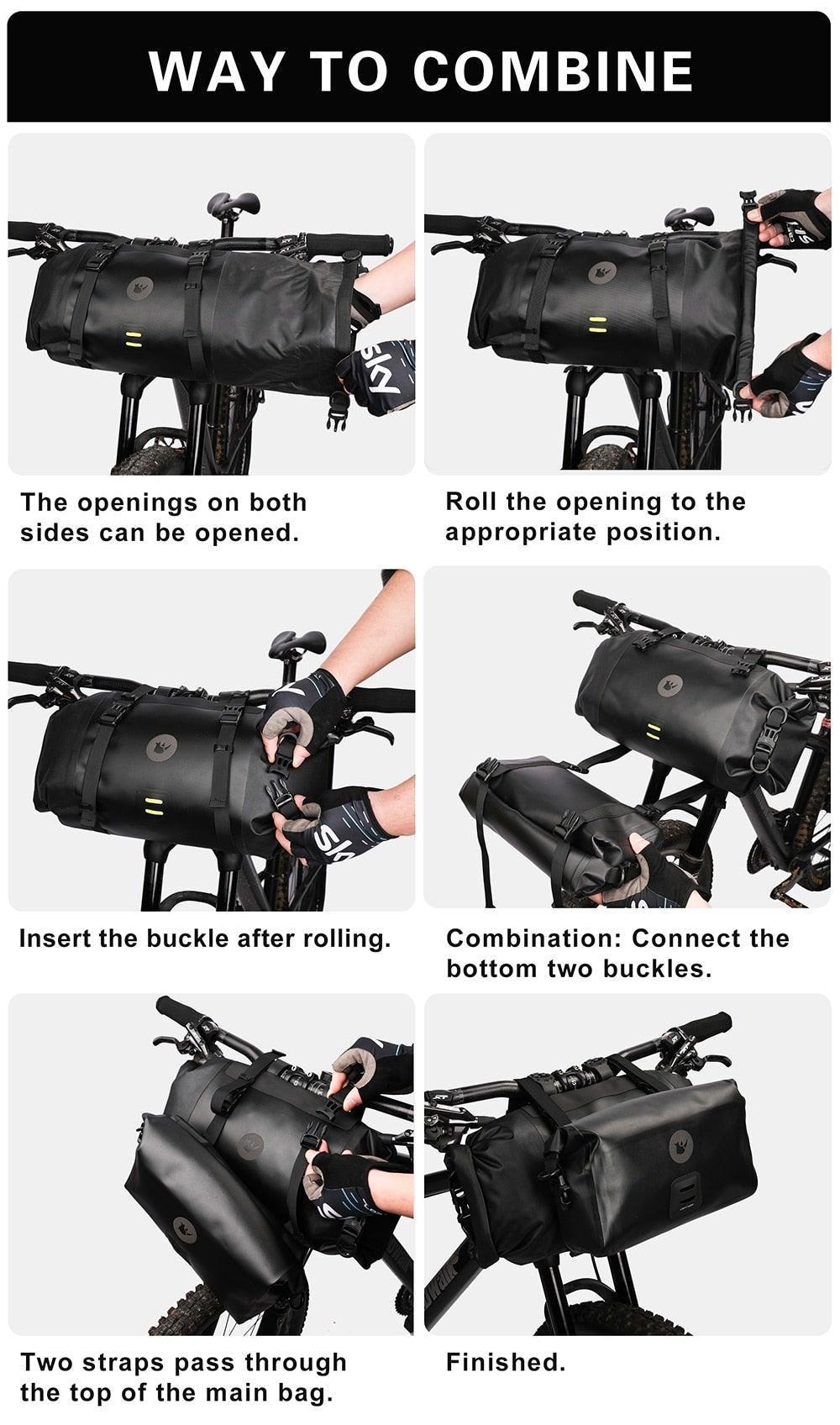 Bicycle Bag Waterproof Handlebar mount