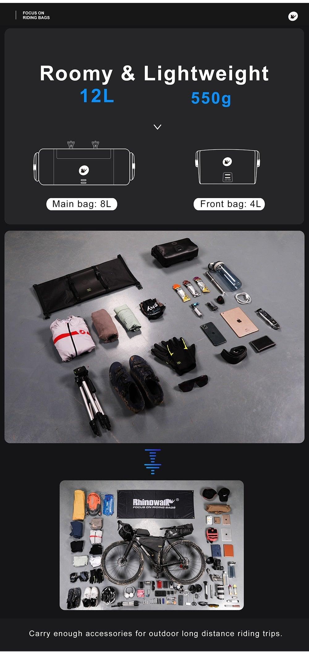 Bicycle Bag Waterproof Handlebar mount