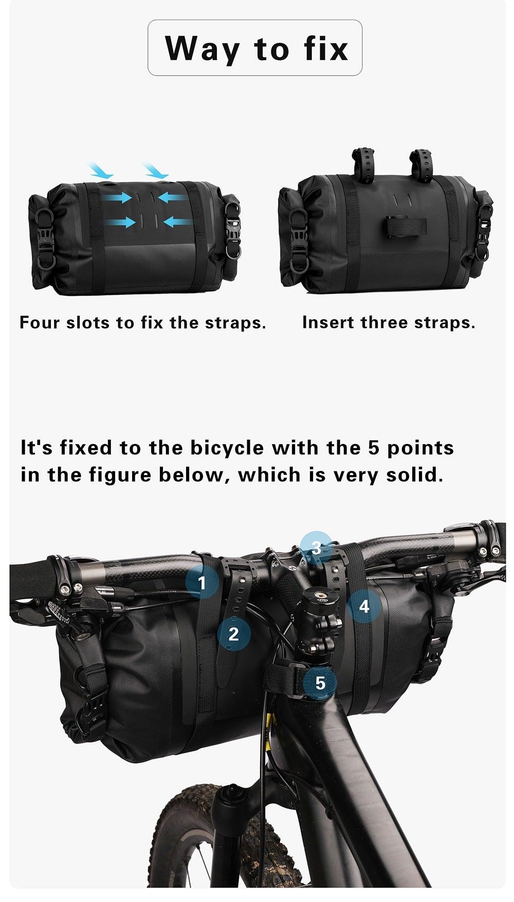 Bicycle Bag Waterproof Handlebar mount