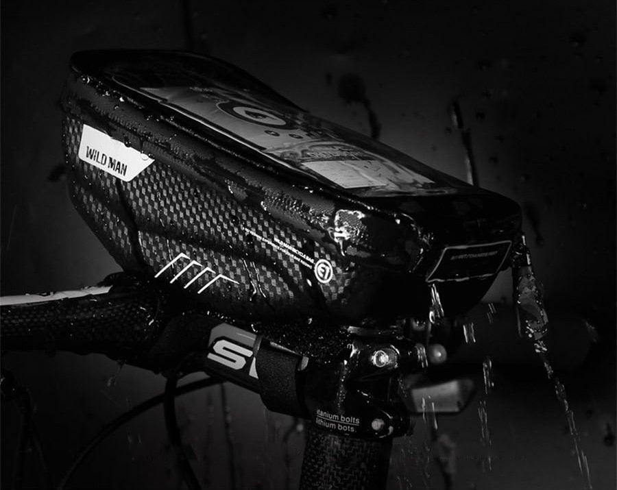 Black Bike Bag