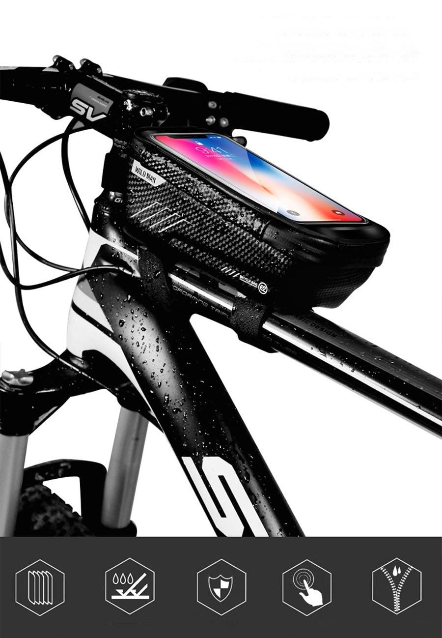 Black Bike Bag
