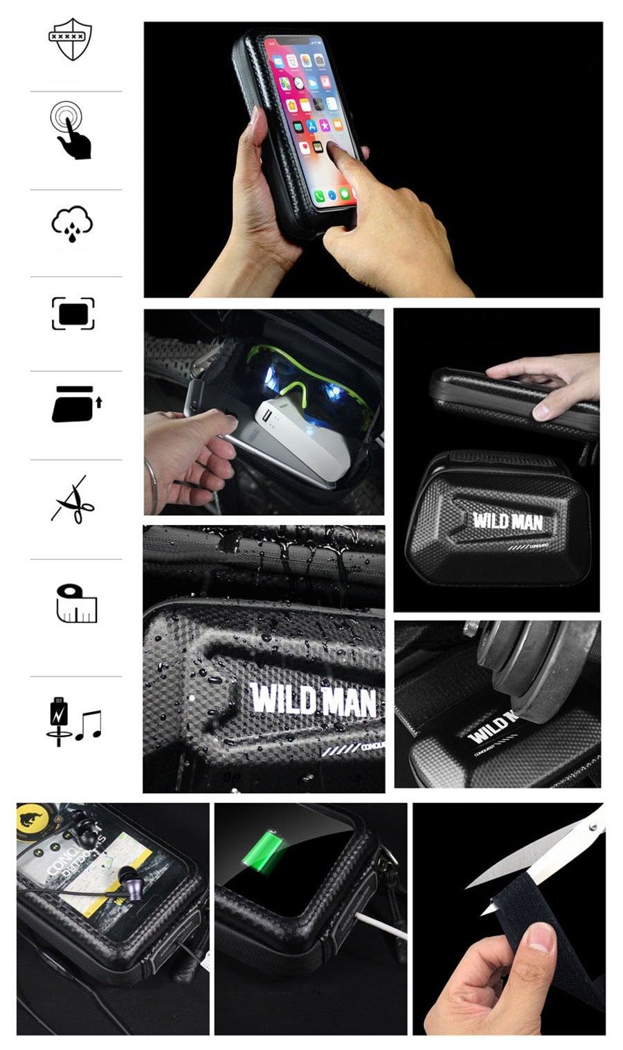 Black Bike Bag