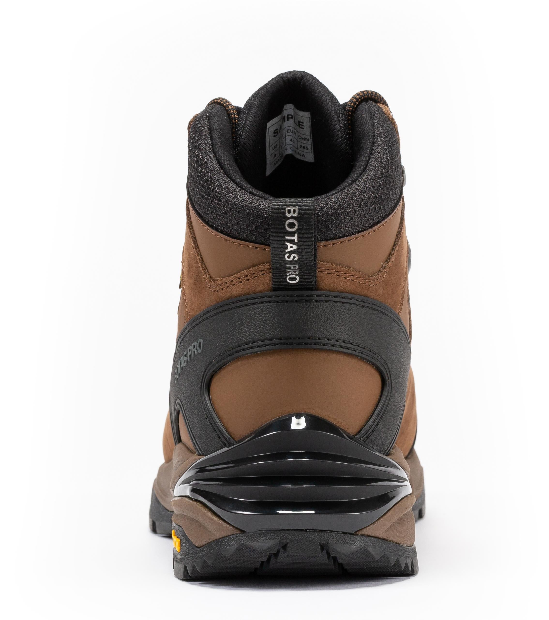 Botas Pro Brown 6 Inch Waterproof Hiking Boots with VIBRAM® Traction Lug Outsole