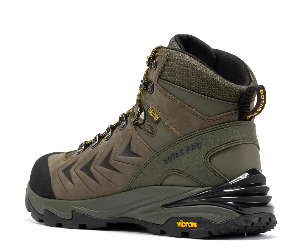 Botas Pro Olive 6 Inch Waterproof Hiking Boots with VIBRAM® Traction Lug Outsole