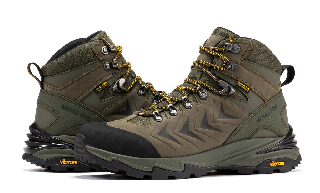 Botas Pro Olive 6 Inch Waterproof Hiking Boots with VIBRAM® Traction Lug Outsole