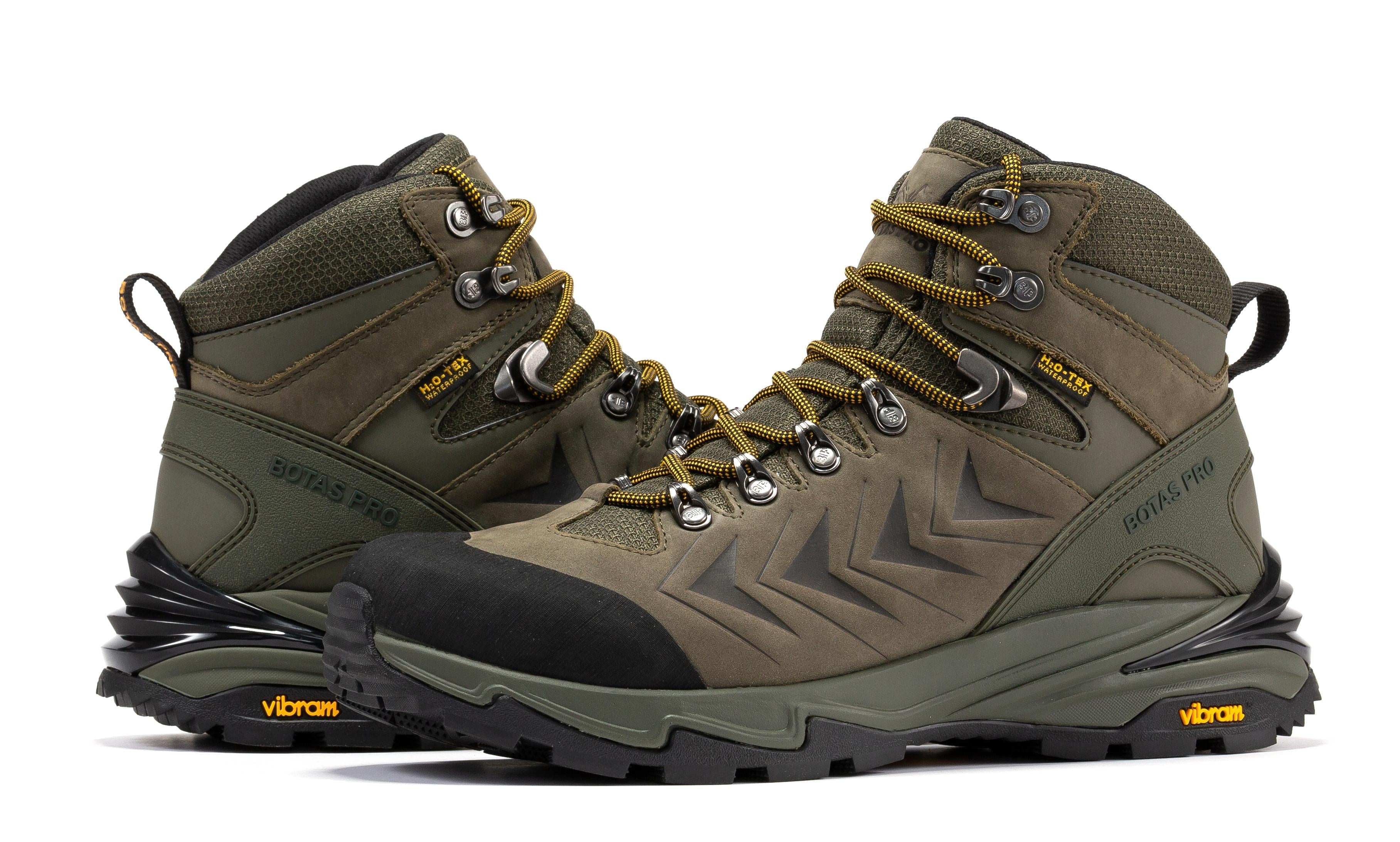 Botas Pro Olive 6 Inch Waterproof Hiking Boots with VIBRAM® Traction Lug Outsole