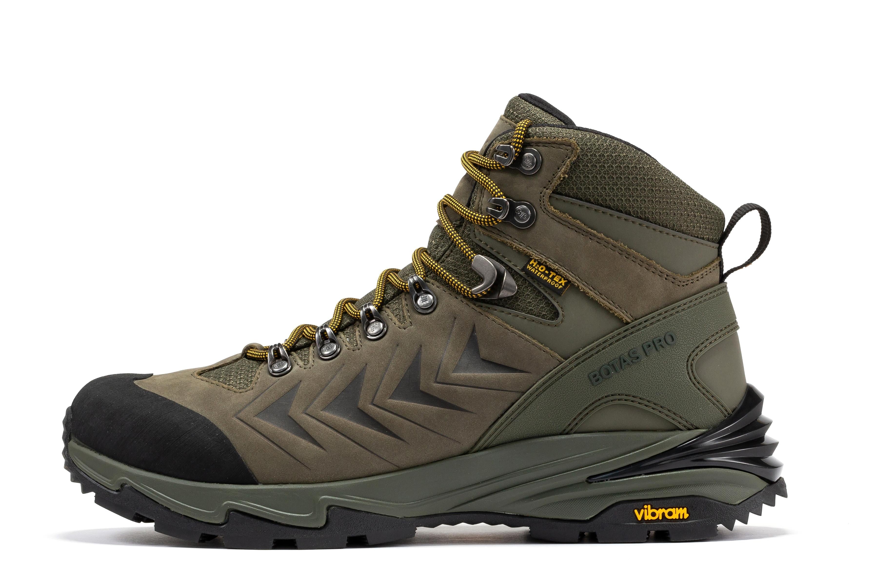 Botas Pro Olive 6 Inch Waterproof Hiking Boots with VIBRAM® Traction Lug Outsole