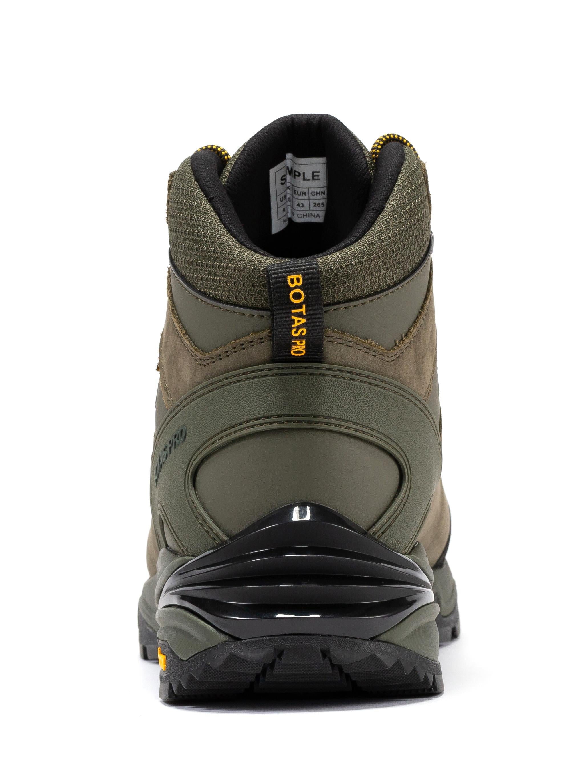 Botas Pro Olive 6 Inch Waterproof Hiking Boots with VIBRAM® Traction Lug Outsole