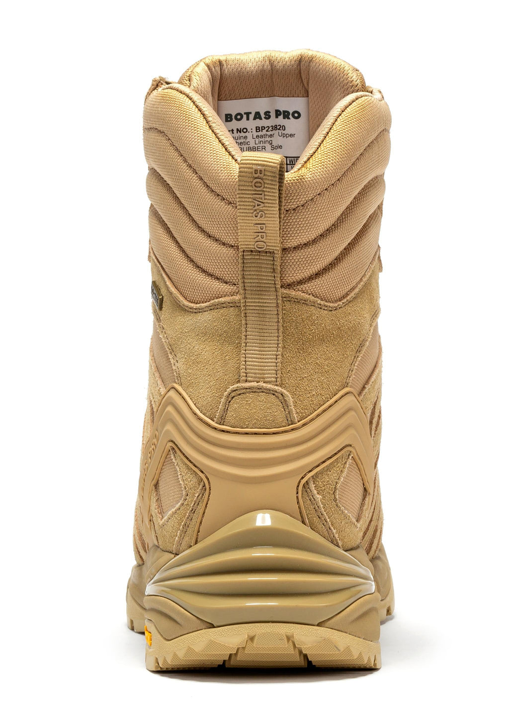 Botas Pro Sand 8 Inch Waterproof Tactical Boots with VIBRAM® Traction Lug Outsole  BP22820