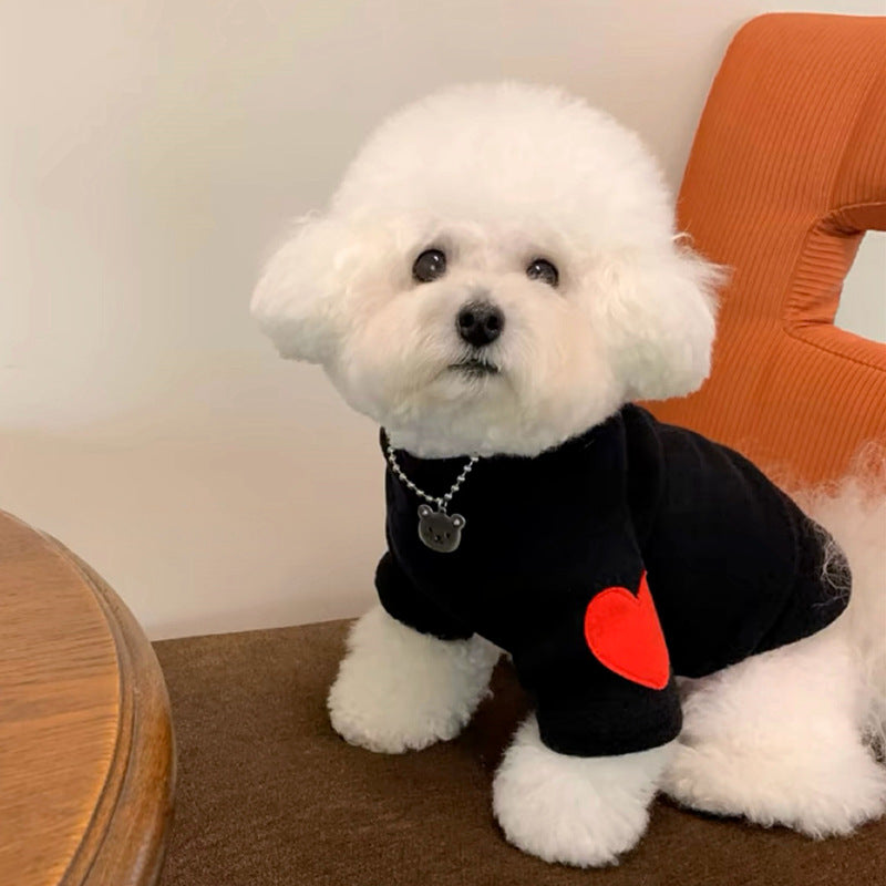 Bichons Heart-Throbbing Love Bottoming Shirt