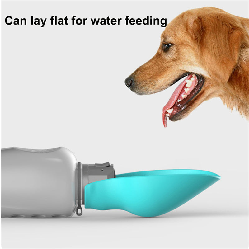 800m Water Bottle Leakproof Pet Foldable Drinking Bowl