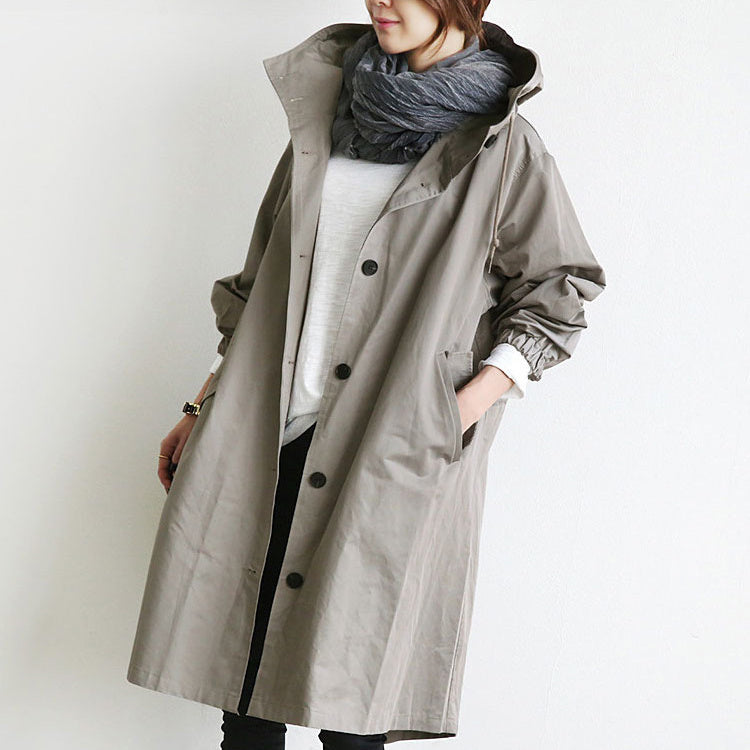 Women Windbreaker Jacket Hooded Quick Dry Waterproof
