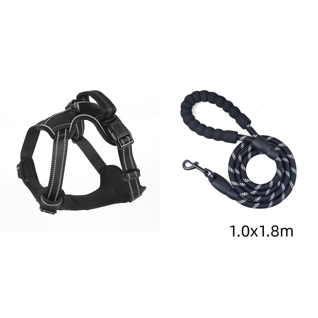 Reflective No-Pull Dog Harness Vest — Single & Set Options