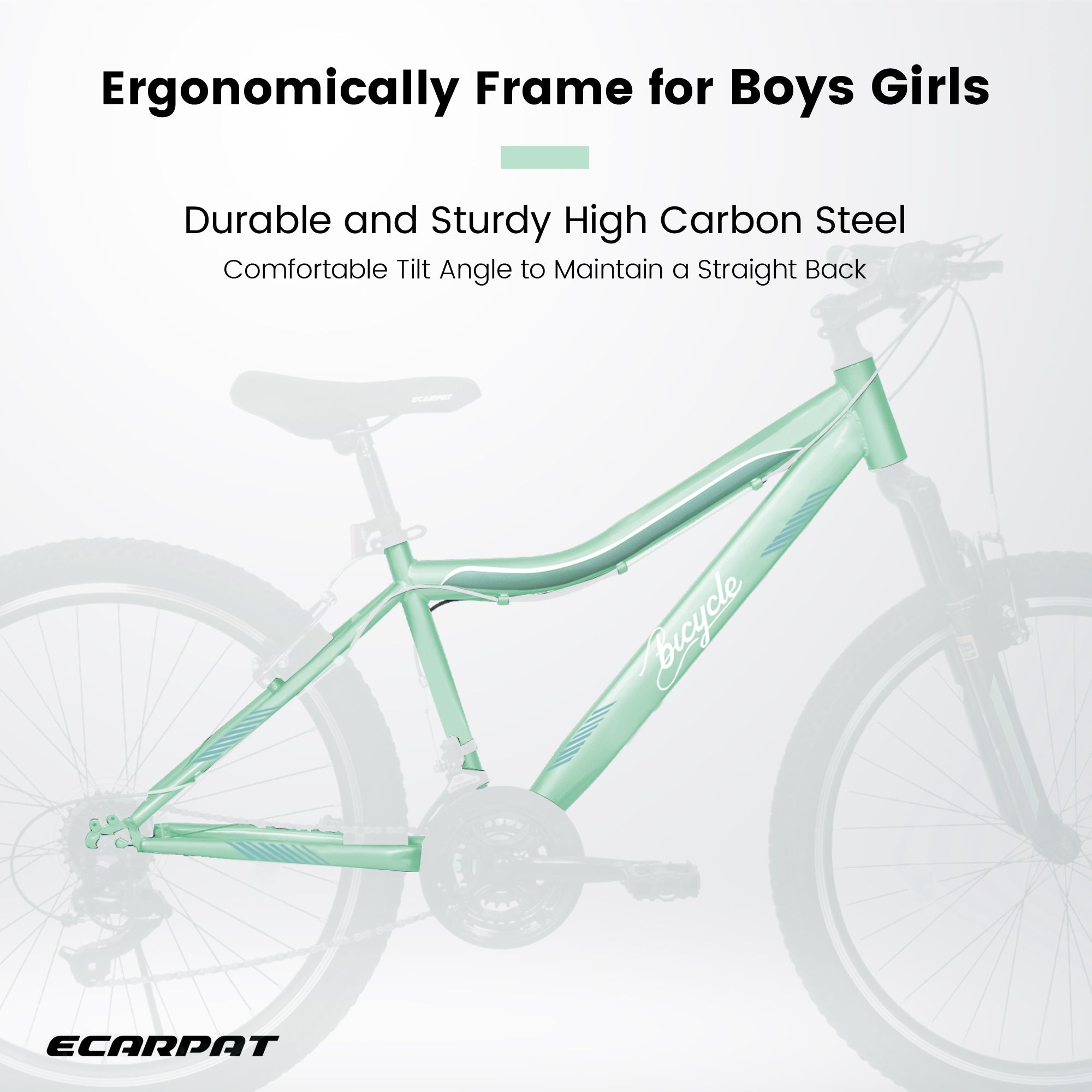 26" TrailLite Adult Mountain Bike | 21-Speed Front Suspension (Green)