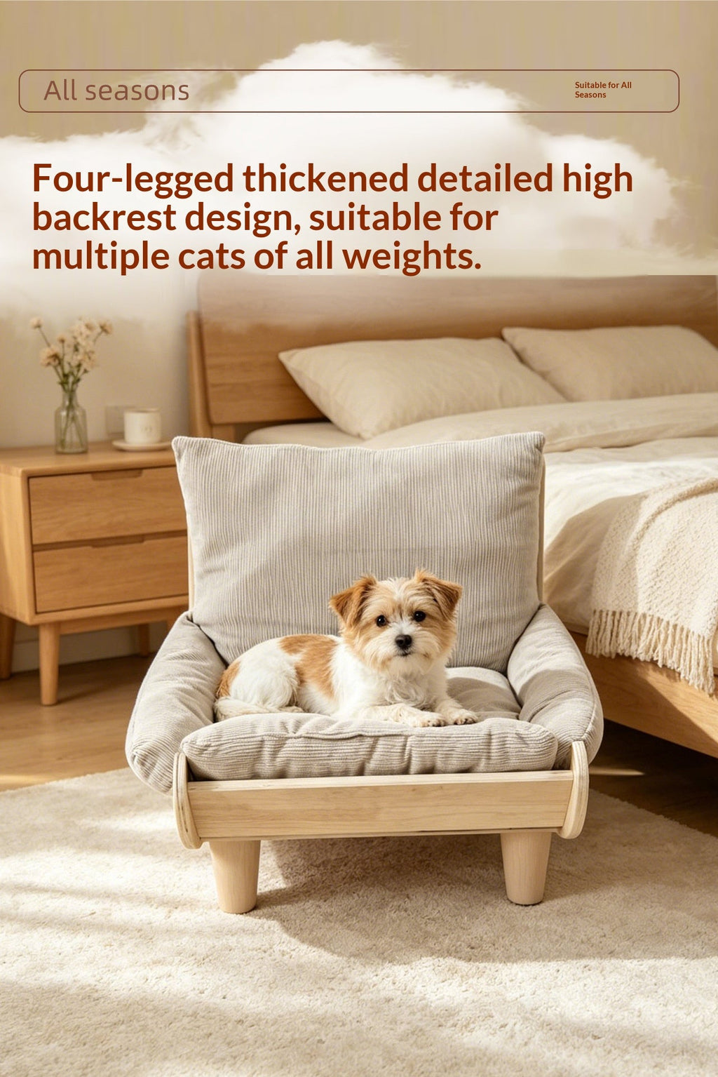 Wear-Resistant Integrated Cat Sofa Bed