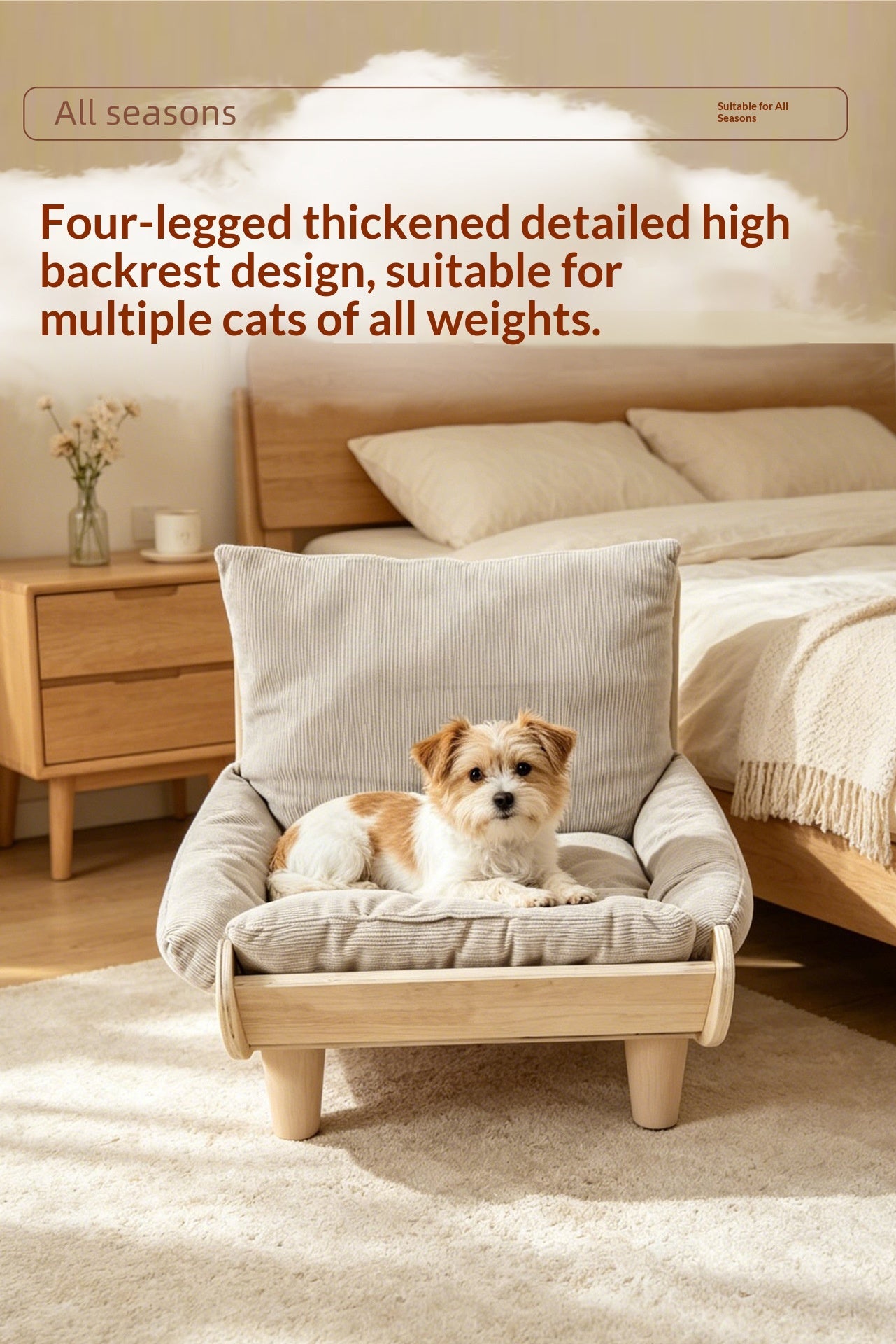 Wear-Resistant Integrated Cat Sofa Bed