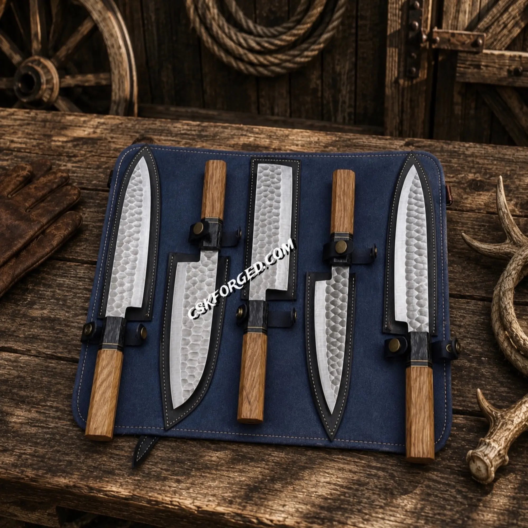 Japanese Chef Knife Set – D2 Steel Bushido Legend Kitchen Collection