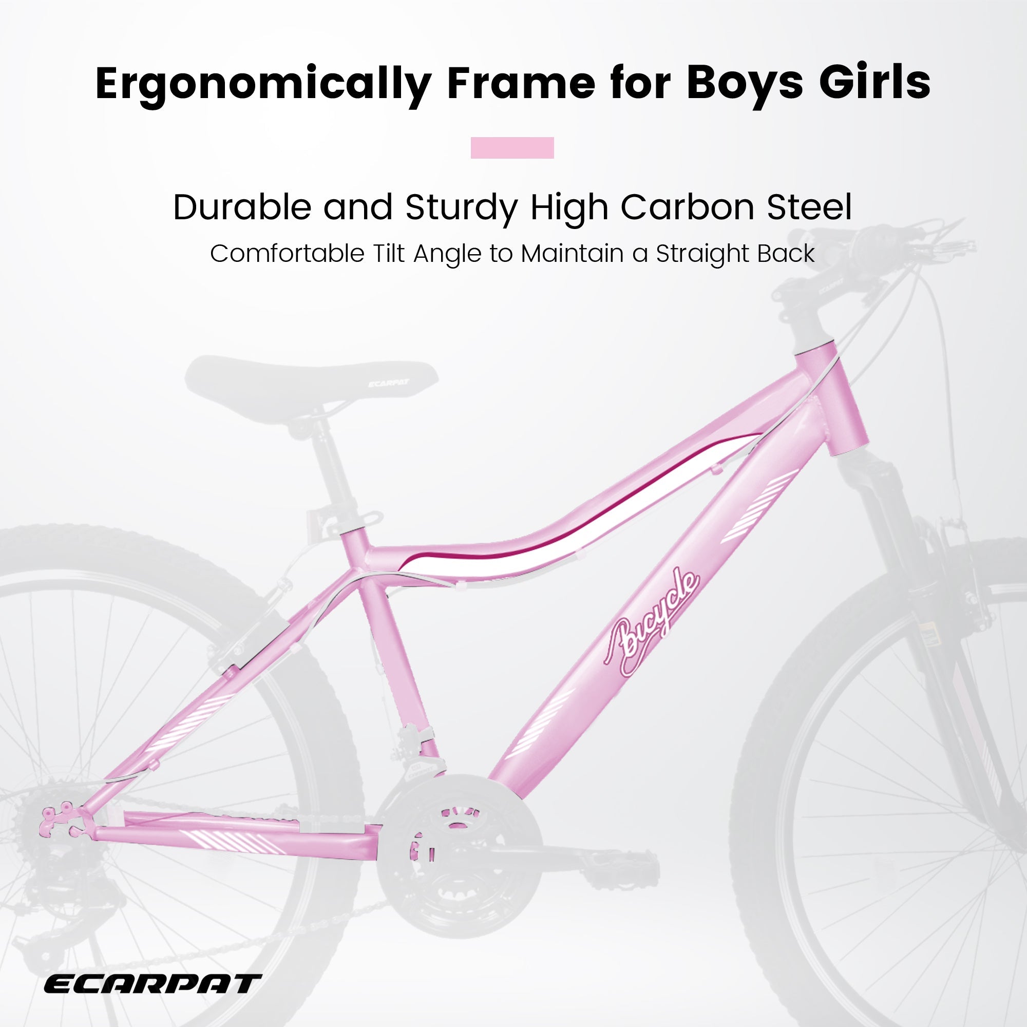 26" TrailLite Adult Mountain Bike | 21-Speed Front Suspension (Pink)