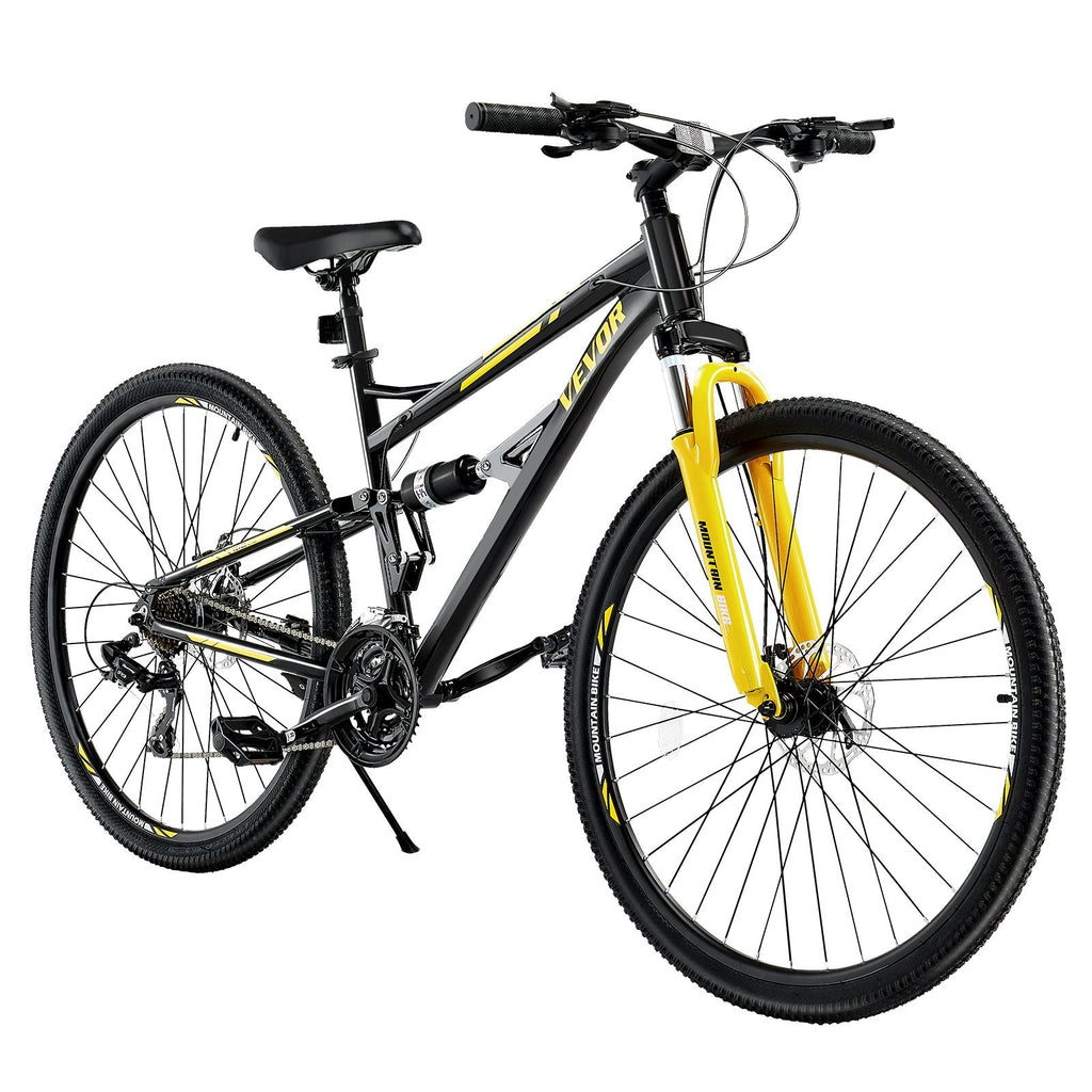 29” TrailMax - Mountain Bike | Full Suspension | 24-Speed | Black