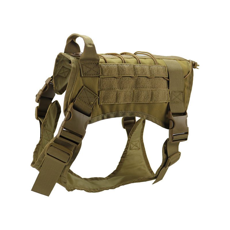 Tactical Dog Vest for Large Breeds - Adjustable and Durable Harness