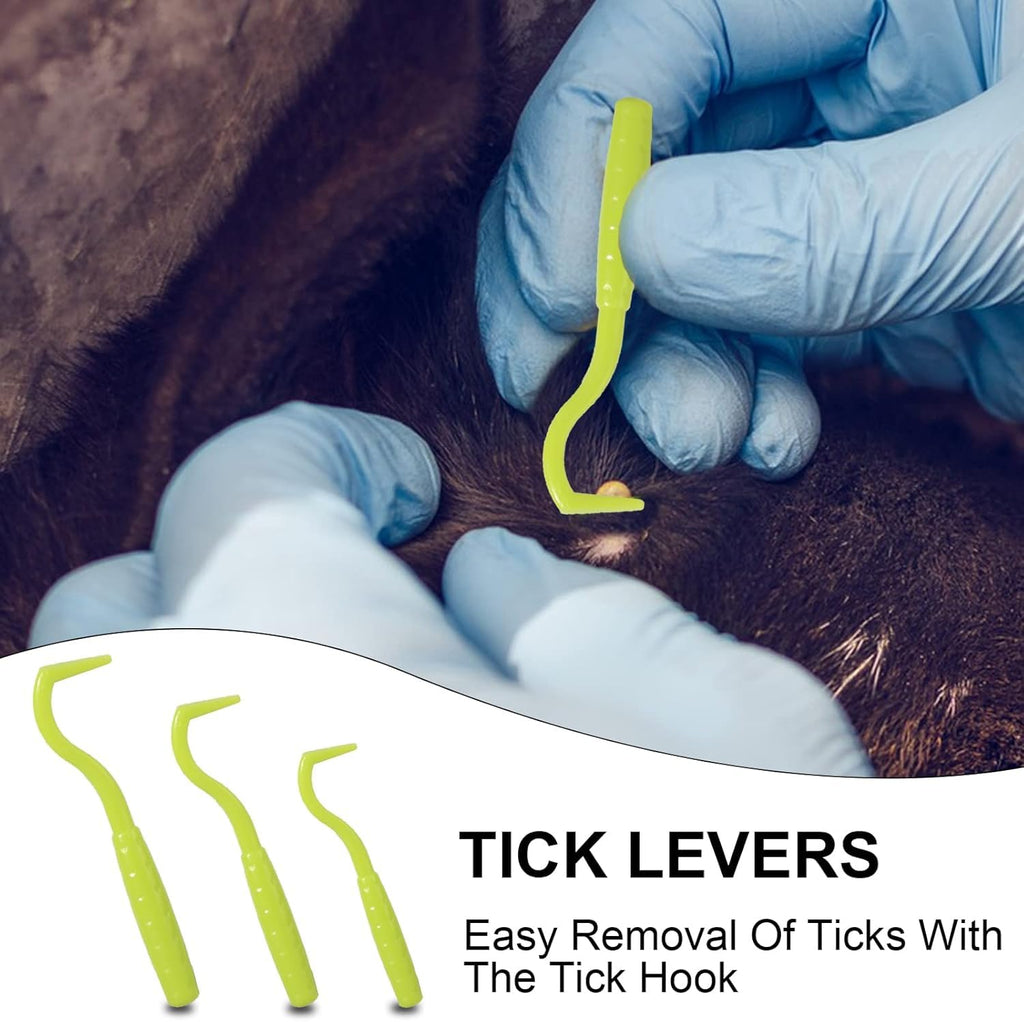 Tick Removal Tool 8 In 1 With Storage Box, Tick Tweezers, Flea Comb, Magnifying Glass, Dog Tick Remover Tool Tick Removal Kit Tick Removal Tool For Dogs Cats Pet Tick Comb