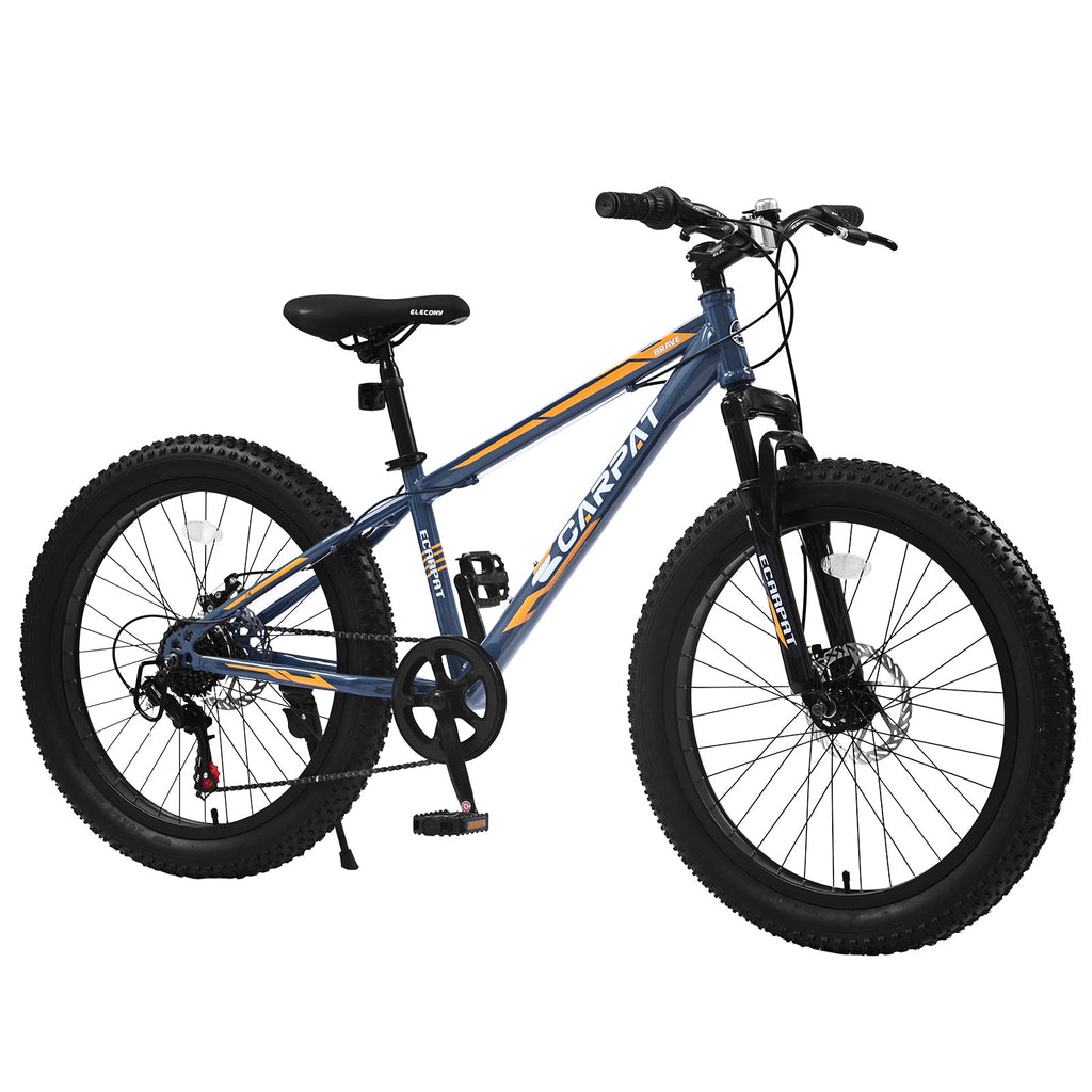 Elecony 24 Inch Fat Tire Mountain Bike