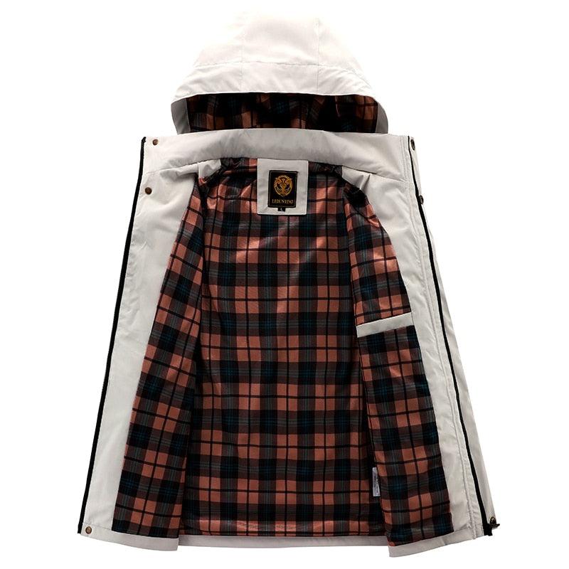 Mens Casual Windbreaker  Waterproof