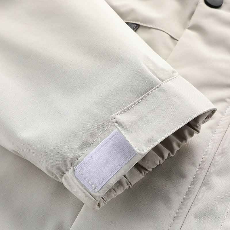 Mens Casual Windbreaker  Waterproof