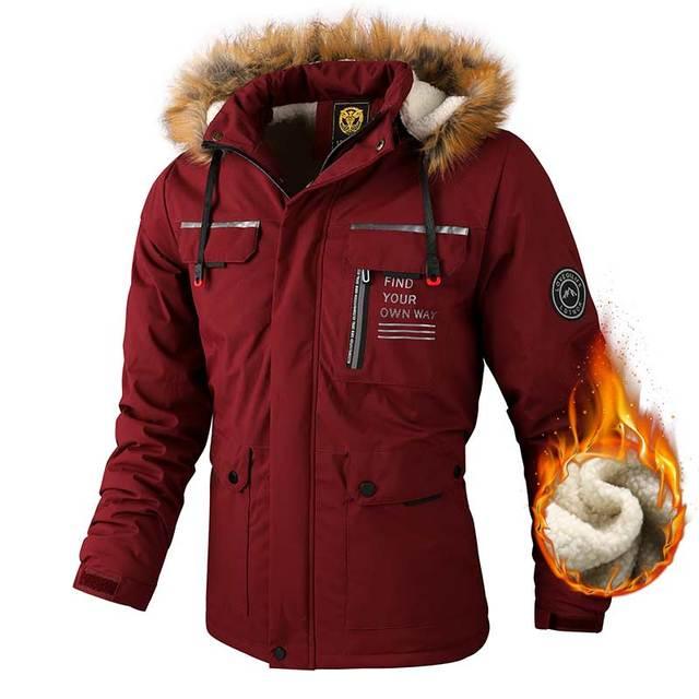 Mens Casual Windbreaker  Waterproof