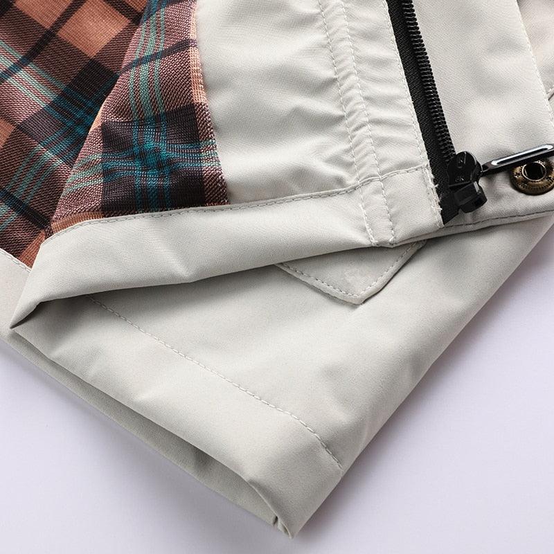 Mens Casual Windbreaker  Waterproof