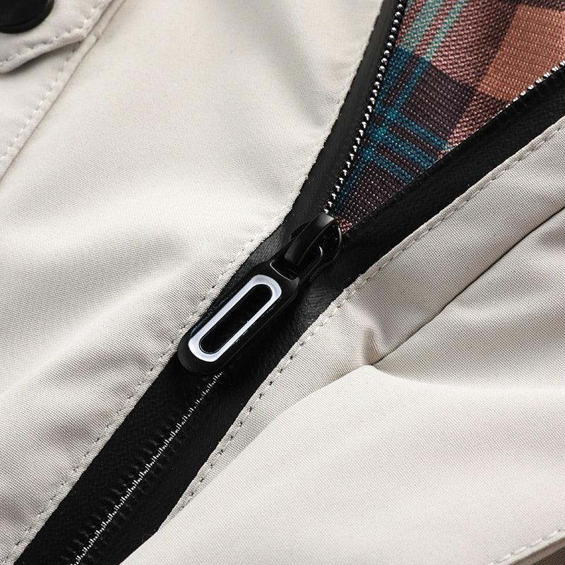 Mens Casual Windbreaker  Waterproof