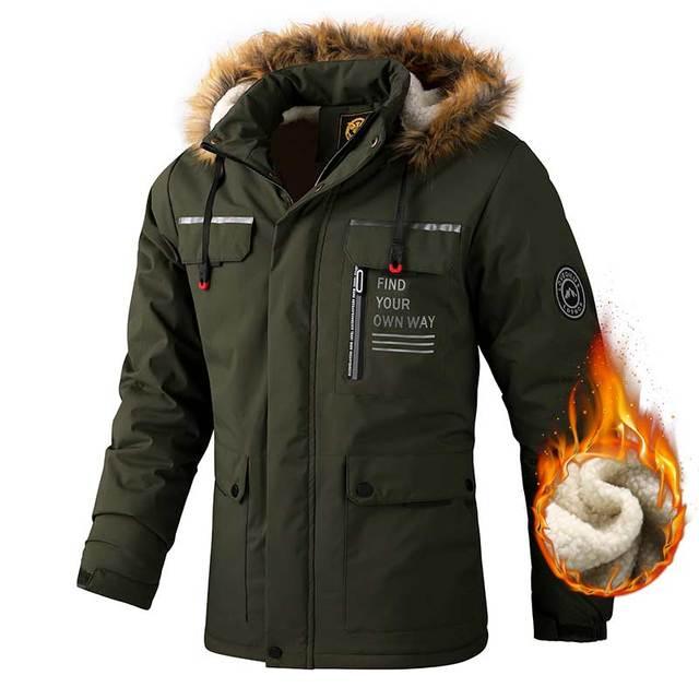 Mens Casual Windbreaker  Waterproof