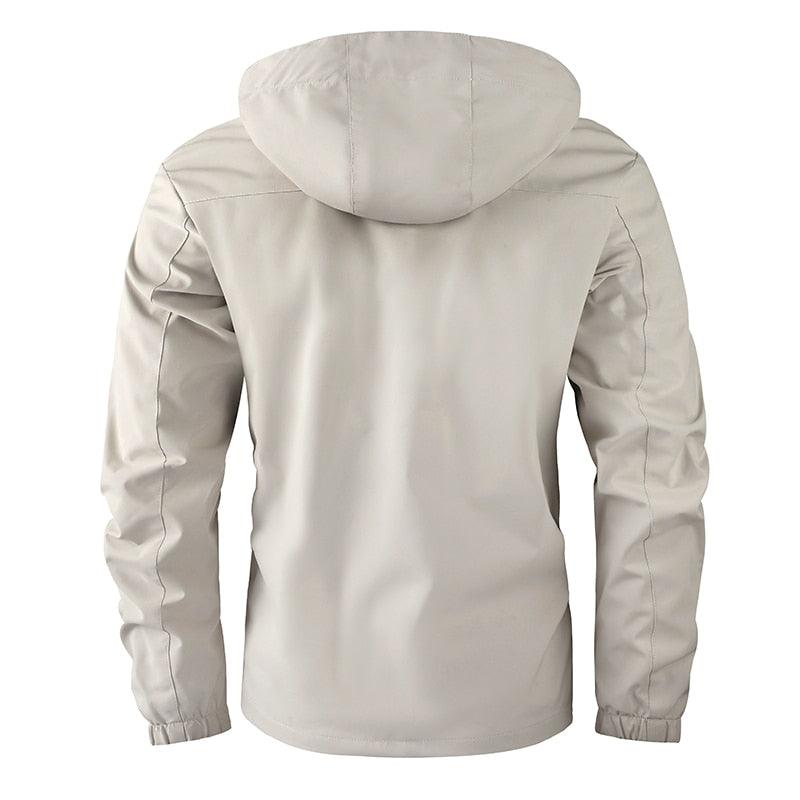 Mens Casual Windbreaker  Waterproof