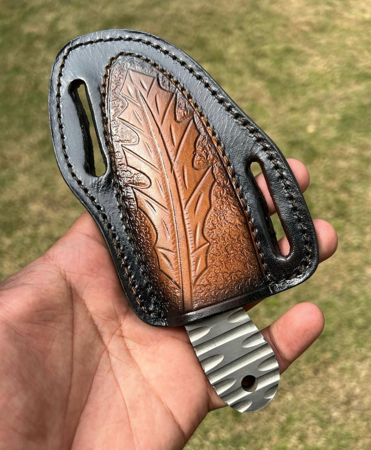D2 Steel integral edc knife